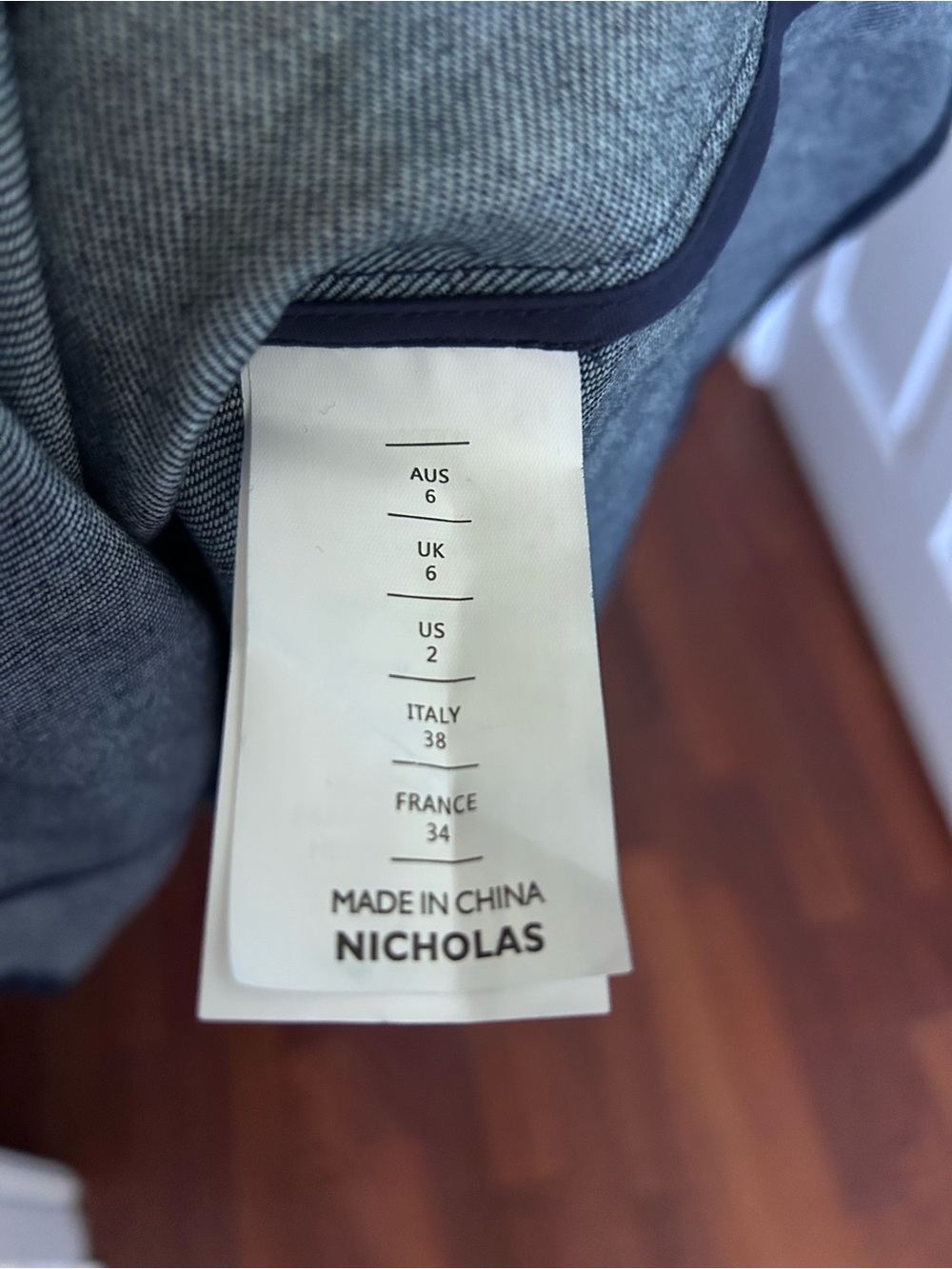 NWT NICHOLAS Anastasia Utility Halterneck Denim Indigo Midi Belted Dress 2 - Picture 14 of 17